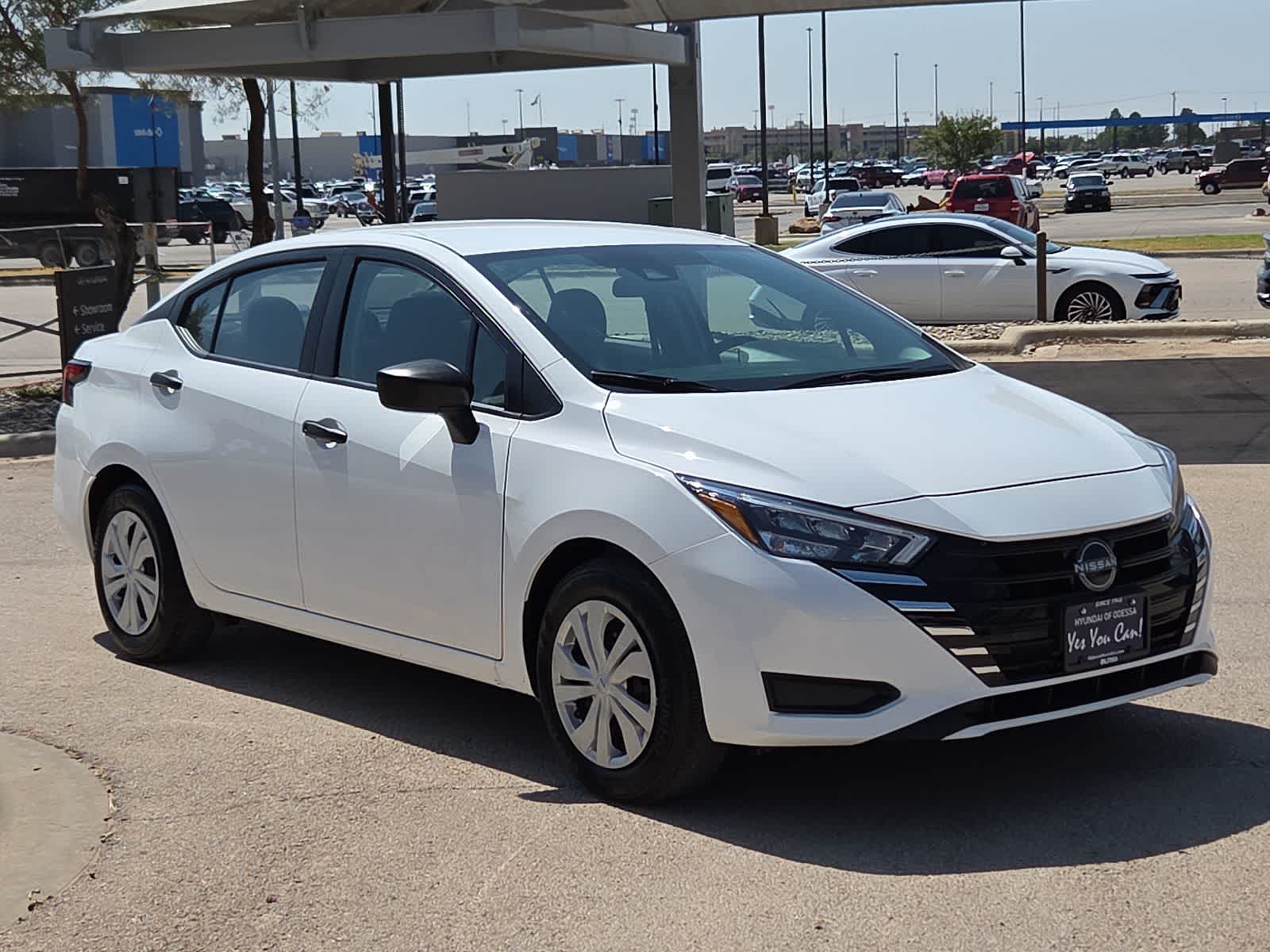 Used 2025 Nissan Versa Sedan S with VIN 3N1CN8DV4SL833294 for sale in Odessa, TX