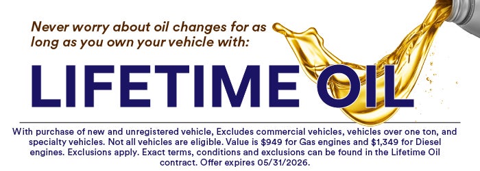Lifetime Oil Changes