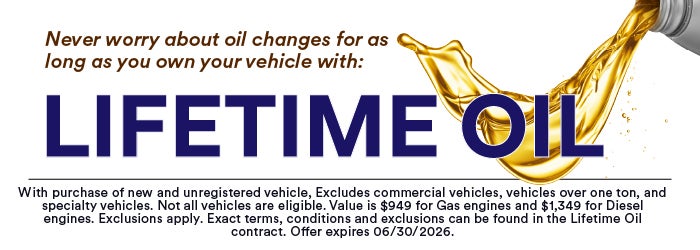 Lifetime Oil Changes