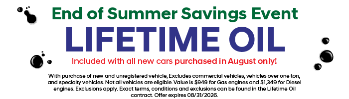 Lifetime Oil Changes